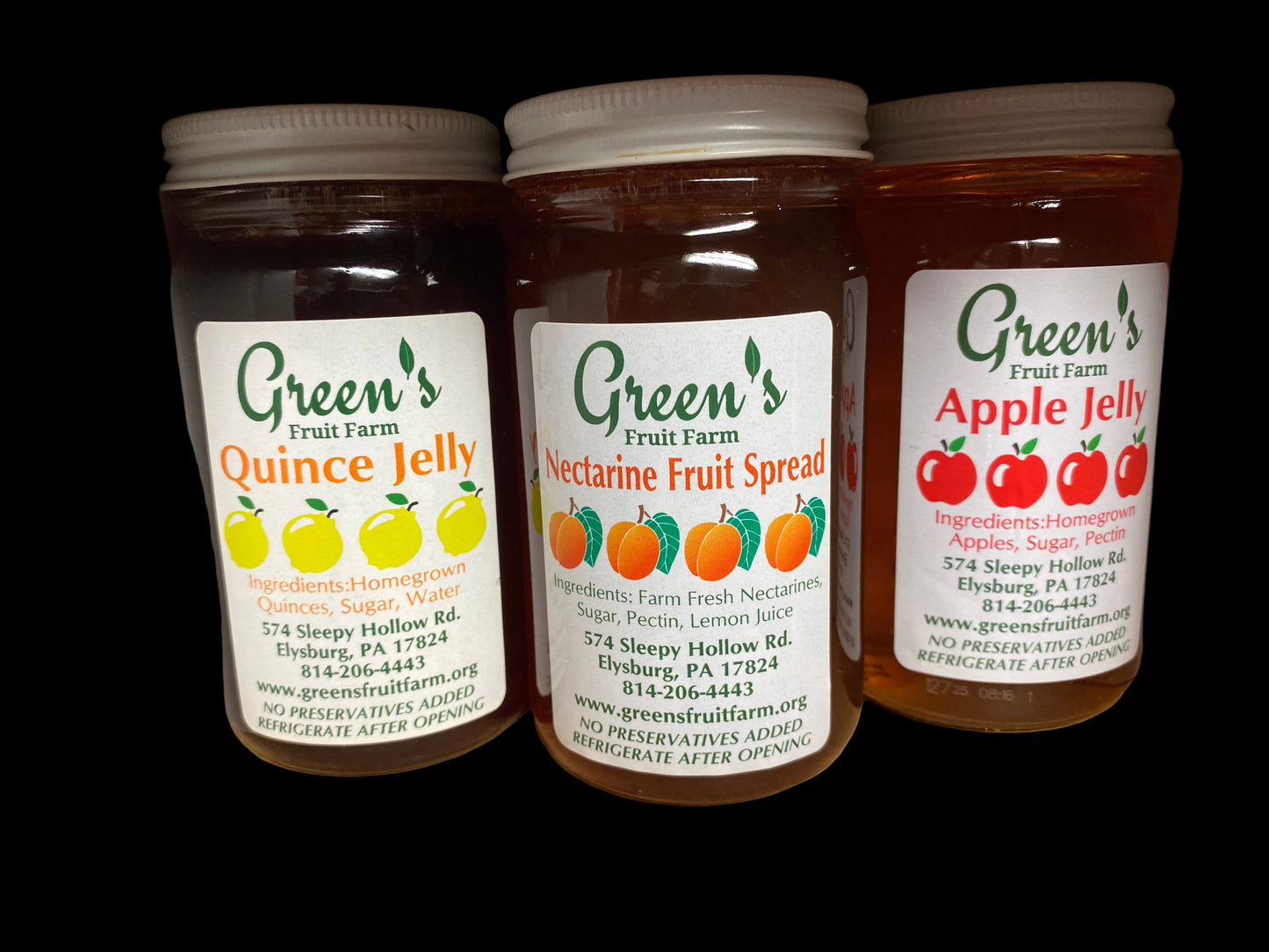 1/2 pint Jelly sampler box